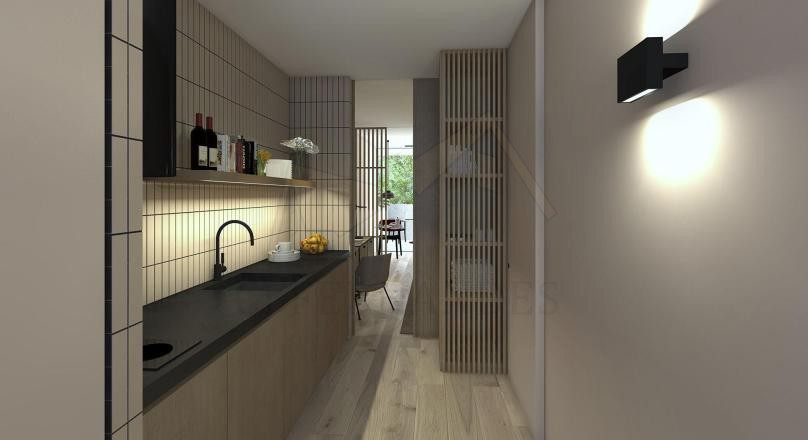 Apartamento T0 com varanda