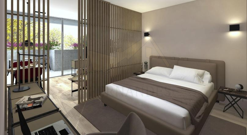 Apartamento T0 com varanda