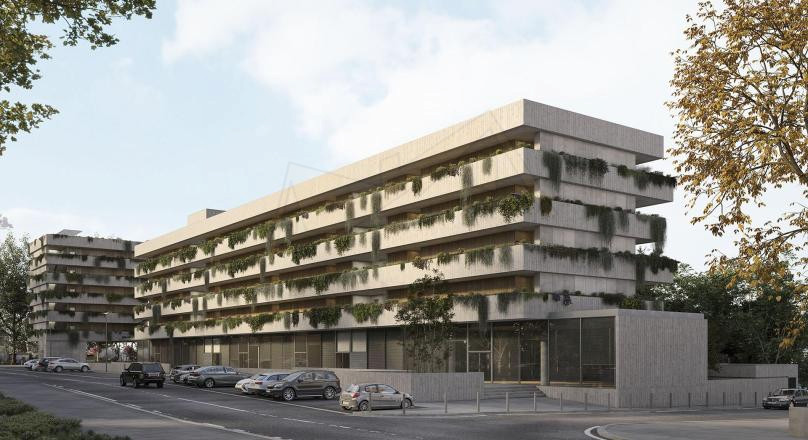 Apartamento T0 com varanda